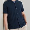 Camp-Collar Cotton-Piqué Shirt - FR Camp-Collar Cotton-Piqué Shirt - FR