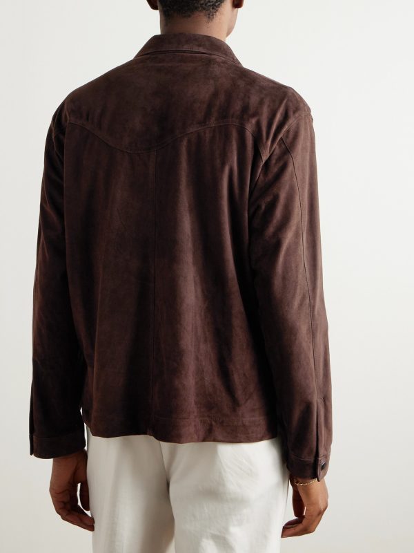 Wave Suede Overshirt - BK