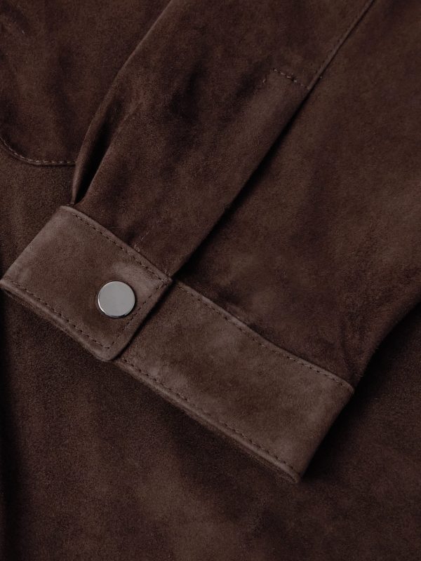Wave Suede Overshirt - E1
