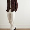 Wave Suede Overshirt - OU