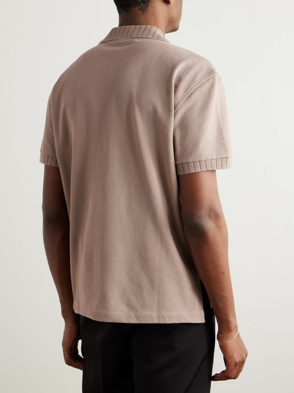 Cotton-Piqué Polo Shirt - BK Cotton-Piqué Polo Shirt - BK