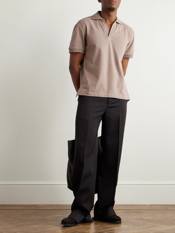 Cotton-Piqué Polo Shirt - OU Cotton-Piqué Polo Shirt - OU