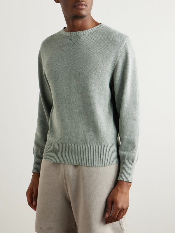 Slim-Fit Cotton Sweater - FR Slim-Fit Cotton Sweater - FR