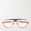 Kyosho Daido Aviator-Style Beta Titanium Sunglasses
