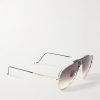 Kyosho Daido Aviator-Style Beta Titanium Sunglasses - FR