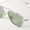 + Yellowstone Forever Mollies Aviator-Style Beta Titanium Sunglasses - CU + Yellowstone Forever Mollies Aviator-Style Beta Titanium Sunglasses - CU