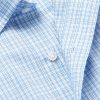 Sorrento Button-Down Collar Checked Cotton-Poplin Shirt - CU