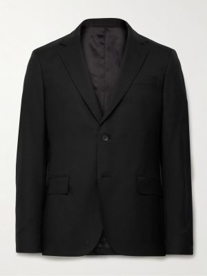 Slim-Fit Wool Suit Jacket