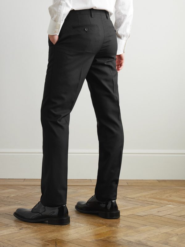 Philip Slim-Fit Straight-Leg Wool Suit Trousers - BK Philip Slim-Fit Straight-Leg Wool Suit Trousers - BK