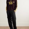 + Wales Bonner Sailor Straight-Leg Recycled-Shell Cargo Trousers - OU + Wales Bonner Sailor Straight-Leg Recycled-Shell Cargo Trousers - OU