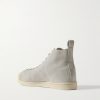 + Wales Bonner Superstar Hi Perforated Suede High-Top Sneakers - BK