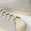 + Wales Bonner Superstar Hi Perforated Suede High-Top Sneakers - CU
