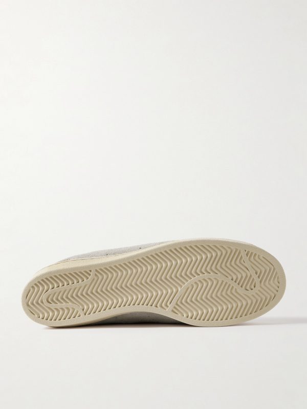 + Wales Bonner Superstar Hi Perforated Suede High-Top Sneakers - E1