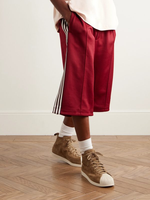 + Wales Bonner Superstar Hi Perforated Suede High-Top Sneakers - OU