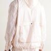 + Wales Bonner Logo-Embroidered Recycled-Shell Hooded Jacket - BK + Wales Bonner Logo-Embroidered Recycled-Shell Hooded Jacket - BK