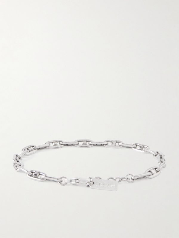 Silver-Tone Chain Bracelet - BK