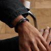 Cassandre Logo-Embellished Leather Bracelet - FR