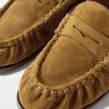 Le Loafer Monogram Logo-Appliquéd Suede Penny Loafers - CU Le Loafer Monogram Logo-Appliquéd Suede Penny Loafers - CU