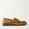 Le Loafer Monogram Logo-Appliquéd Suede Penny Loafers Le Loafer Monogram Logo-Appliquéd Suede Penny Loafers