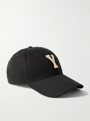 Logo-Appliquéd Cotton-Twill Baseball Cap Logo-Appliquéd Cotton-Twill Baseball Cap