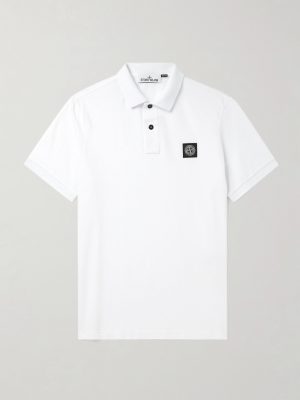 Logo-Appliquéd Cotton-Blend Piqué Polo Shirt Logo-Appliquéd Cotton-Blend Piqué Polo Shirt