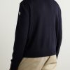 Slim-Fit Logo-Appliquéd Quilted Nylon-Panelled Wool Down Cardigan - BK