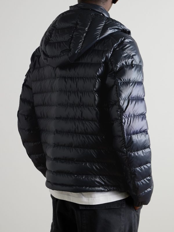 Lauros Quilted Shell Hooded Down Jacket - BK Lauros Quilted Shell Hooded Down Jacket - BK