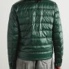 Acorus Logo-Appliquéd Quilted Glossed-Nylon Down Jacket - BK