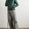 Acorus Logo-Appliquéd Quilted Glossed-Nylon Down Jacket - OU