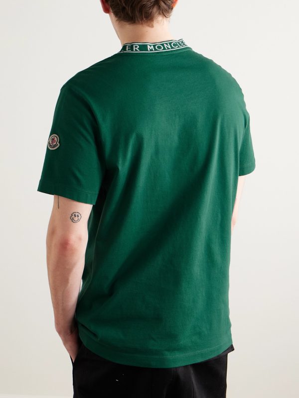 Slim-Fit Logo-Appliquéd Cotton-Jersey T-Shirt - BK Slim-Fit Logo-Appliquéd Cotton-Jersey T-Shirt - BK