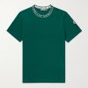 Slim-Fit Logo-Appliquéd Cotton-Jersey T-Shirt Slim-Fit Logo-Appliquéd Cotton-Jersey T-Shirt