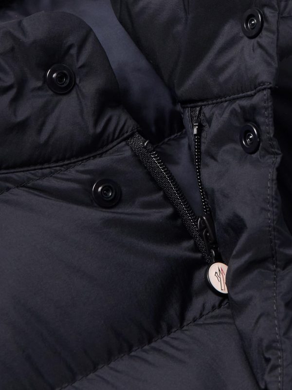 Slim-Fit Logo-Appliquéd Quilted Nylon Down Jacket - CU