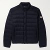 Slim-Fit Logo-Appliquéd Quilted Nylon Down Jacket