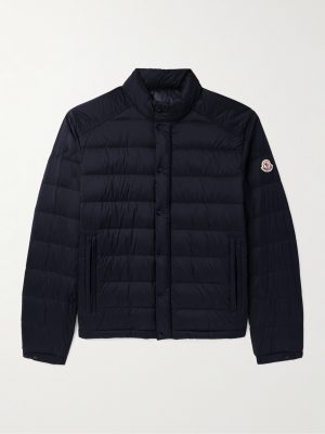 Slim-Fit Logo-Appliquéd Quilted Nylon Down Jacket Slim-Fit Logo-Appliquéd Quilted Nylon Down Jacket
