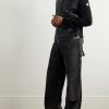 Slim-Fit Logo-Appliquéd Quilted Nylon-Panelled Wool Down Cardigan - OU Slim-Fit Logo-Appliquéd Quilted Nylon-Panelled Wool Down Cardigan - OU