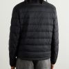 Slim-Fit Logo-Appliquéd Padded Shell Down Jacket - BK Slim-Fit Logo-Appliquéd Padded Shell Down Jacket - BK