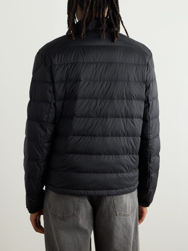Slim-Fit Logo-Appliquéd Padded Shell Down Jacket - BK Slim-Fit Logo-Appliquéd Padded Shell Down Jacket - BK
