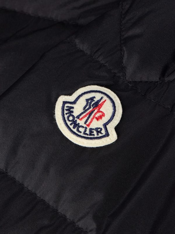 Slim-Fit Logo-Appliquéd Padded Shell Down Jacket - E1 Slim-Fit Logo-Appliquéd Padded Shell Down Jacket - E1