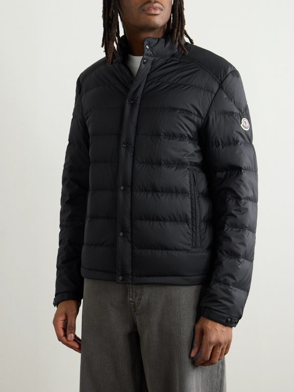 Slim-Fit Logo-Appliquéd Padded Shell Down Jacket - FR Slim-Fit Logo-Appliquéd Padded Shell Down Jacket - FR