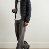 Slim-Fit Logo-Appliquéd Padded Shell Down Jacket - OU Slim-Fit Logo-Appliquéd Padded Shell Down Jacket - OU