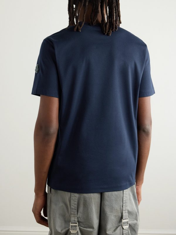 Logo-Appliquéd Cotton-Jersey T-Shirt - BK Logo-Appliquéd Cotton-Jersey T-Shirt - BK