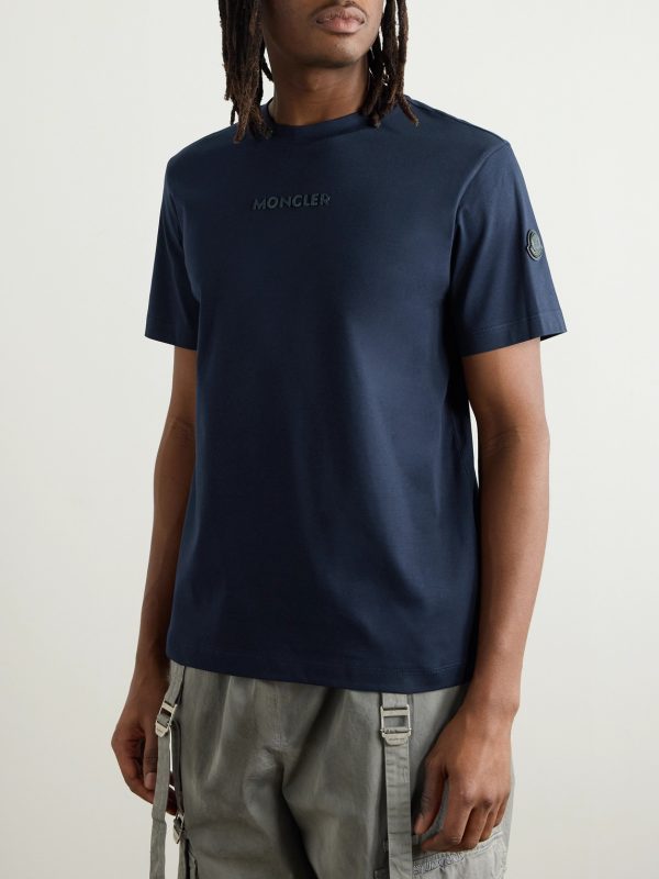 Logo-Appliquéd Cotton-Jersey T-Shirt - FR Logo-Appliquéd Cotton-Jersey T-Shirt - FR