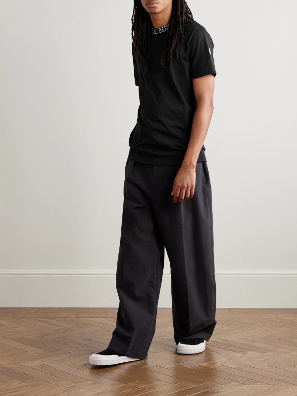 Slim-Fit Logo-Appliquéd Cotton-Jersey T-Shirt - OU Slim-Fit Logo-Appliquéd Cotton-Jersey T-Shirt - OU
