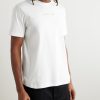 Logo-Appliquéd Cotton-Jersey T-Shirt - FR