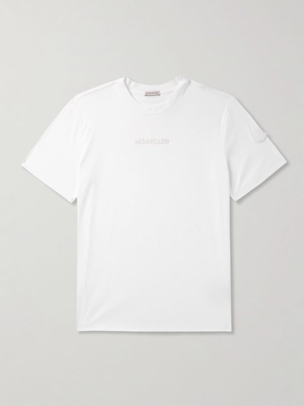 Logo-Appliquéd Cotton-Jersey T-Shirt