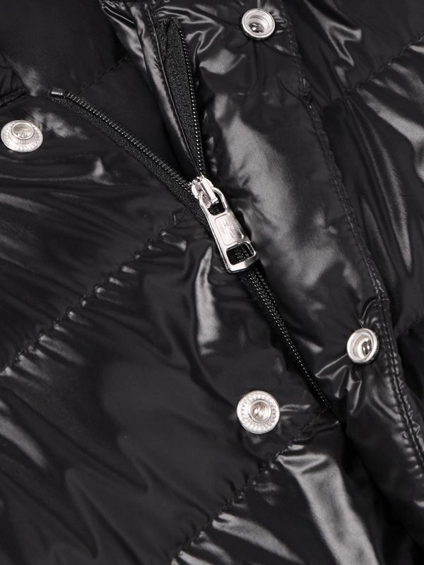Gliere Logo-Appliquéd Quilted Glossed-Nylon Down Hooded Jacket - CU