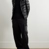 Gliere Logo-Appliquéd Quilted Glossed-Nylon Down Hooded Jacket - OU