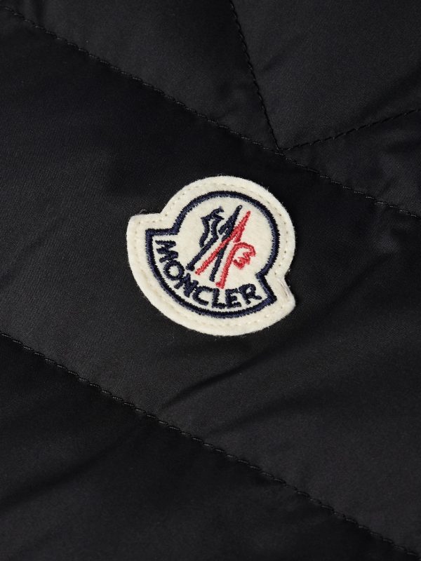 Logo-Print Quilted Shell Hooded Down Jacket - E1 Logo-Print Quilted Shell Hooded Down Jacket - E1