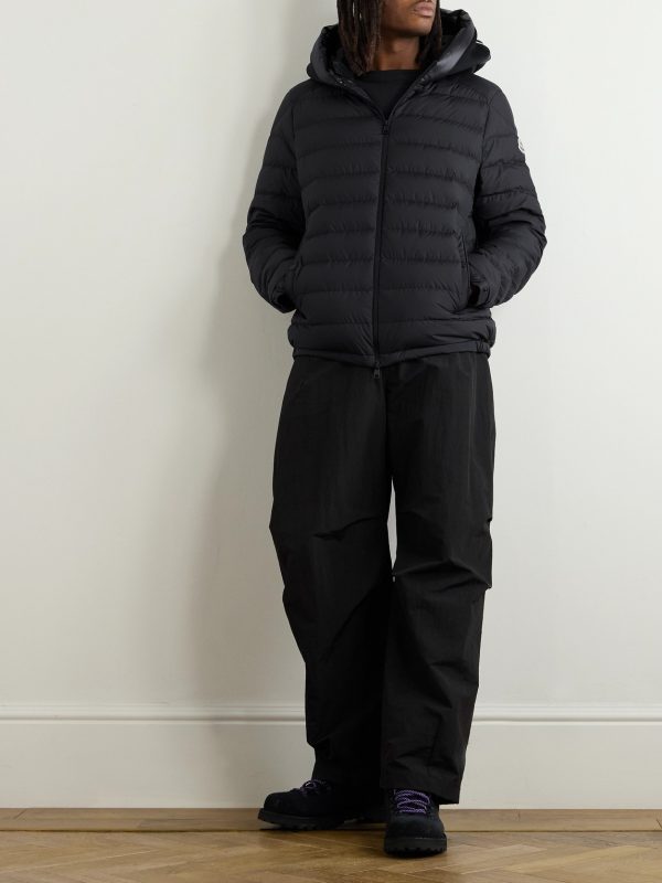 Logo-Print Quilted Shell Hooded Down Jacket - OU Logo-Print Quilted Shell Hooded Down Jacket - OU