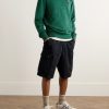 Slim-Fit Logo-Appliquéd Cotton-Jersey Hoodie - OU Slim-Fit Logo-Appliquéd Cotton-Jersey Hoodie - OU
